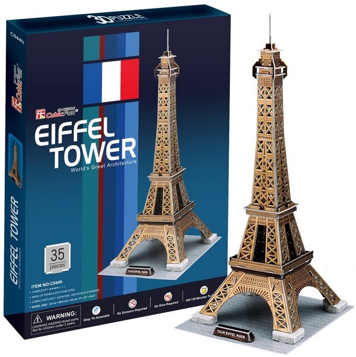 3D пазл CubicFun Mini Ейфелева вежа (S3006h)