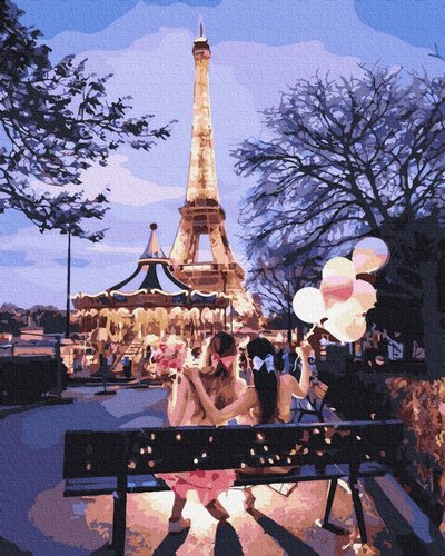 картины по номерам Париж