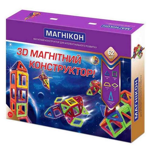 Конструктор магнітний Магнікон МК-62