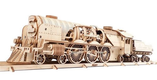 Механическая модель UGEARS «Локомотив c тендером V-Экспресс»